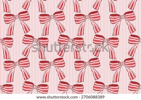 Valentine day valentine seamless pattern with bow design for fabric, cotton, wallpaper, satin all types of print textile and background	