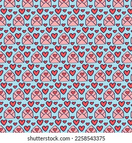 Diseño de patrones sin foco de San Valentín