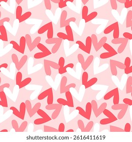 valentine day seamless pattern with hearts design for all types of fabrics and print or wallpaper