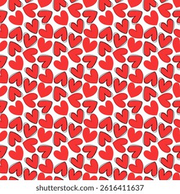 valentine day seamless pattern with hearts design for all types of fabrics and print or wallpaper