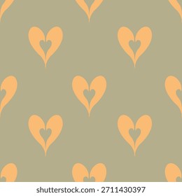 valentine day, valentine seamless pattern with hearts design for fabric, cotton, wallpaper, satin, carpet.
