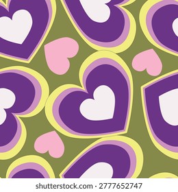 valentine day, valentine seamless pattern with hearts design for fabric, cotton, wallpaper, satin, carpet. 
