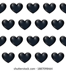 Valentine day seamless pattern. Romantic valentine's day wrapping paper or textile template.