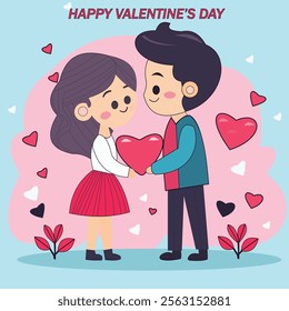 Valentine day is a special day for all the people.