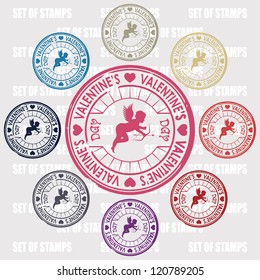 valentine day stamp