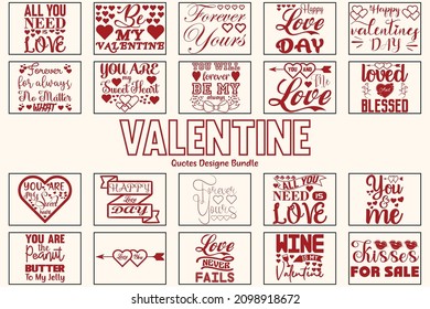 Valentine Day SVG Design Bundle svg