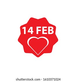 Valentine Day Symbol Icon Vector Illustration