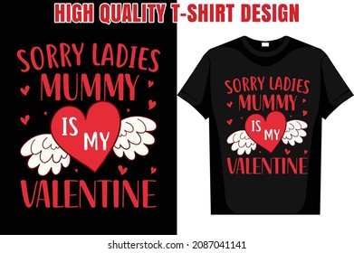 Vector de diseño de camiseta de San Valentín