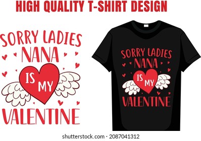 Vector de diseño de camiseta de San Valentín