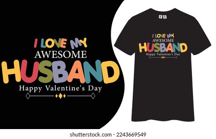 Diseño de camisetas de San Valentín.