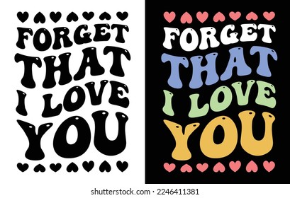 
Valentine Day T- Shirt Design.