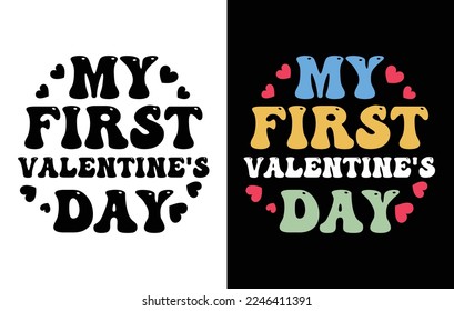 
Valentine Day T- Shirt Design.