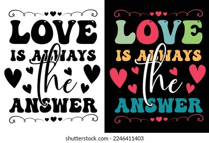 
Valentine Day T- Shirt Design.