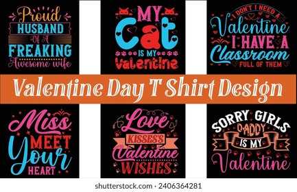 Valentine Day T Shirt Design Bundle