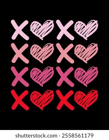 VALENTINE DAY T SHIRT DESIGN VECTOR ILLUSTRATION