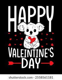 VALENTINE DAY T SHIRT DESIGN VECTOR ILLUSTRATION