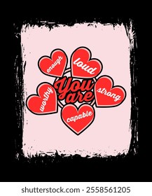 VALENTINE DAY T SHIRT DESIGN VECTOR ILLUSTRATION