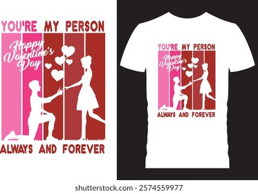 Valentine Day T shirt Design