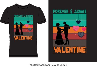 Valentine Day T shirt Design