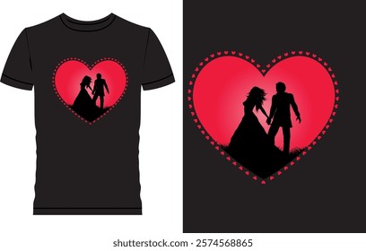 Valentine Day T shirt Design