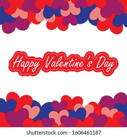 Valentine Day Theme with Love Frame