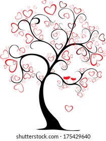 valentine day tree 