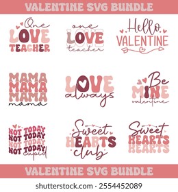 Valentine Day T-Shirt Design Bundle