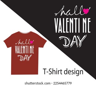 Valentine Day T-Shirt vector shirt design for easy edit and print