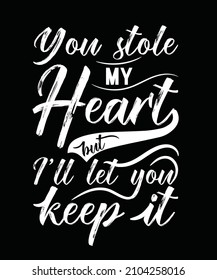 Valentine day Typography T-shirt Design
