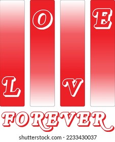 
Valentine day unique typography design.Editable vector file.