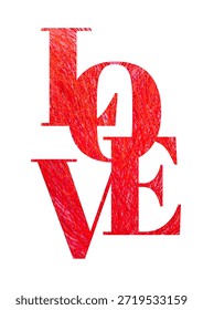 Valentine Day vector card. Hand drawn pen doodle hearts
