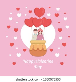 Valentine day vector design concept