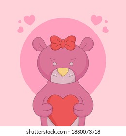 Valentine day vector design concept