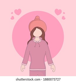 Valentine day vector design concept