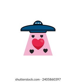 valentine day vector flat illustration