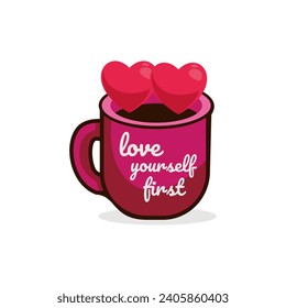 valentine day vector flat illustration