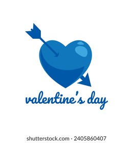 valentine day vector flat illustration