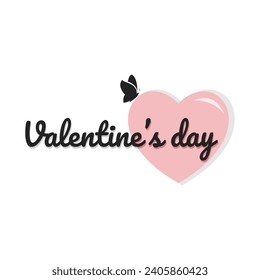 valentine day vector flat illustration