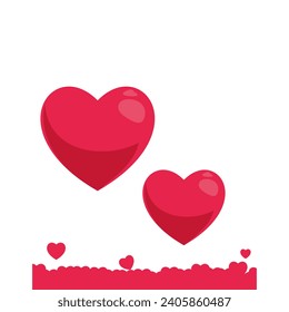 valentine day vector flat illustration