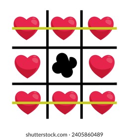 valentine day vector flat illustration