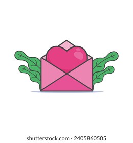 valentine day vector flat illustration