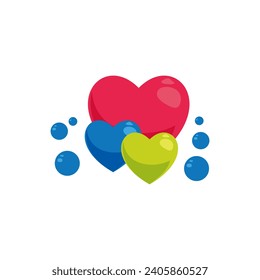 valentine day vector flat illustration