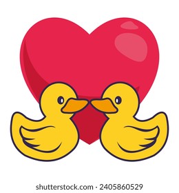 valentine day vector flat illustration