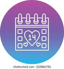 Valentine Day vector icon. Can be used for printing, mobile and web applications.
