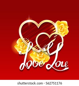 Valentine day vector illustration.