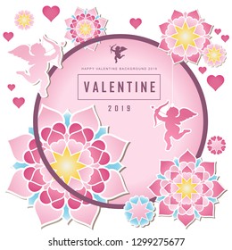 valentine day vector illustration background