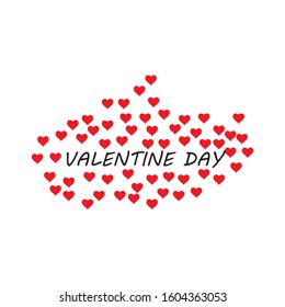 Valentine day vector illustration background