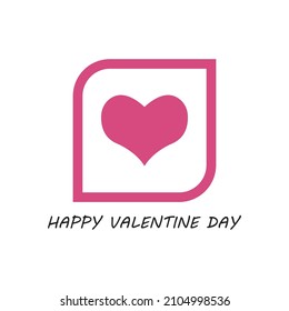 Plantilla de diseño de logotipo vector de San Valentín