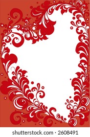 valentine decoration with place for text