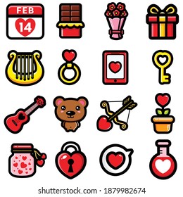 valentine design cute item bundle